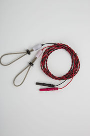 REP -1.5R Resusable EMG 감각 손가락 반복 전극 연선 공백 빨강