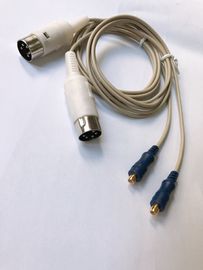 동심 재사용할 수 있는 전극 케이블/EMG는 케이블을 보호했습니다
